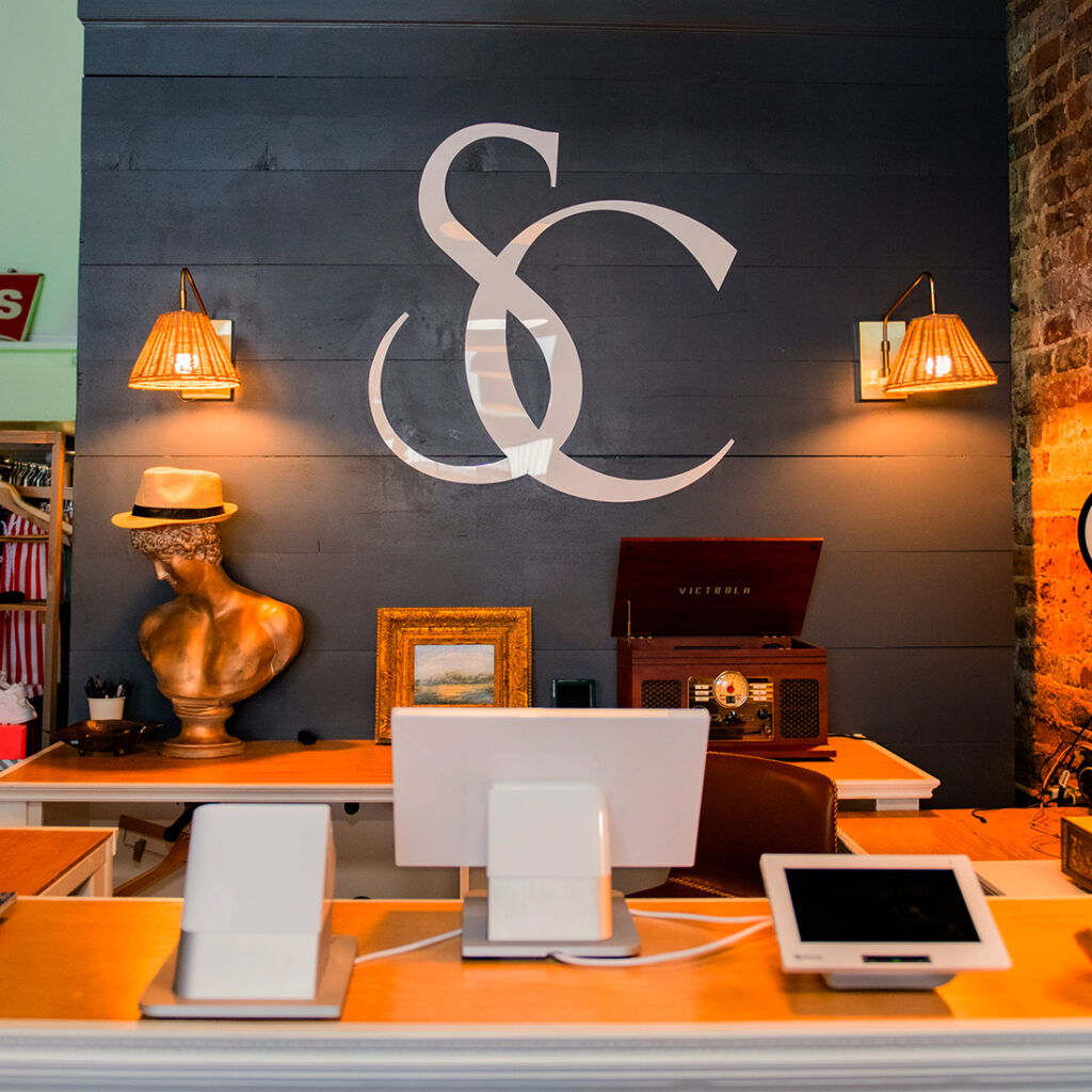 the front desk at The Storefront Collective